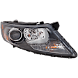 Driver and Passenger Side HID/Xenon Headlight, With bulb(s), OE Replacement