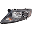 Driver and Passenger Side HID/Xenon Headlight, With bulb(s), OE Replacement