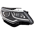 Driver and Passenger Side Headlights, with Bulbs, Halogen, USA Built Vehicle, For Models with Daytime Running Light, CAPA Certified
