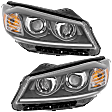 2019 Kia Sorento - Driver and Passenger Side Halogen Headlight, With bulb(s), For Models with Adaptive Headlight, OE Replacement, CAPA Certified
