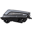 Driver and Passenger Side Headlights, with Bulbs, LED, Black