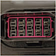 Driver and Passenger Side Headlights, with Bulbs, LED, Black