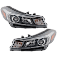 Driver and Passenger Side Halogen Headlight, With bulb(s), OE Replacement, CAPA Certified