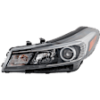 Driver and Passenger Side Halogen Headlight, With bulb(s), OE Replacement, CAPA Certified