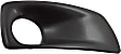 Front, Driver and Passenger Side Fog Light Trims, Black
