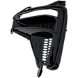 Front, Driver and Passenger Side Fog Light Trims, Black