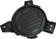 Fog Light Cover - Front, Driver and Passenger Side, Textured Black