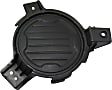 Fog Light Cover - Front, Driver and Passenger Side, Textured Black