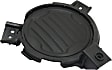 Fog Light Cover - Front, Driver and Passenger Side, Textured Black