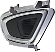 Fog Light Cover - Front, Driver and Passenger Side, Dark Gray