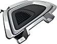 Fog Light Cover - Front, Driver and Passenger Side, Dark Gray