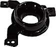 Fog Light Cover - Front, Driver and Passenger Side, Black