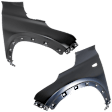 Front, Driver and Passenger Side Fenders, For Models Without Side Marker Light, CAPA CERTIFIED
