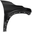 Front, Driver and Passenger Side Fenders, For Models Without Side Marker Light, CAPA CERTIFIED
