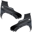 Front, Driver and Passenger Side Fenders, For Models With Side Marker Light