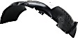 Front, Driver and Passenger Side, Fender Liner