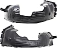 Front, Driver and Passenger Side, Fender Liner, USA Built Vehicle