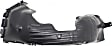 Front, Driver and Passenger Side, Fender Liner, USA Built Vehicle