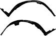 Front, Driver and Passenger Side, Fender Liner