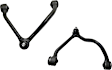 Front, Driver and Passenger Side, Upper Control Arms