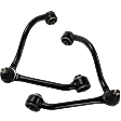 Front, Driver and Passenger Side, Upper Control Arms, With Ball Joints