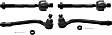 Front, Driver and Passenger Side, Inner and Outer Tie Rod Ends