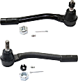 Front, Driver and Passenger Side, Outer Tie Rod Ends