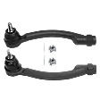 Front, Driver and Passenger Side, Outer Tie Rod Ends