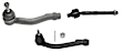 Front, Driver and Passenger Side, Inner and Outer Tie Rod End