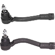 Front, Driver and Passenger Side, Outer Tie Rod Ends