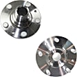 2-Wheel Set Wheel Hubs, Without Bearing, 5 lugs; 1.65 in. hub centerbore diameter; 5.47 in. hub diameter