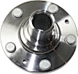 2-Wheel Set Wheel Hubs, Without Bearing, 5 lugs; 1.65 in. hub centerbore diameter; 5.47 in. hub diameter
