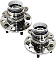 2013 Hyundai Sonata - Rear, Driver and Passenger Side Wheel Hub, FWD, 5 Lugs, With Bearing
