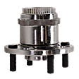 Rear, Driver and Passenger Side Wheel Hub, 4 Lugs, With Bearing, 1.6L, 4Cyl