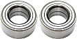 Front, Driver and Passenger Side Wheel Bearing, Set of 2