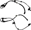 Front, Driver and Passenger Side ABS Speed Sensor Set of 2