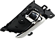 Front or Rear, Driver and Passenger Side Interior Door Handles, Chrome, With door lock button