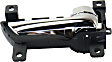 Front or Rear, Driver and Passenger Side Interior Door Handles, Chrome, With door lock button