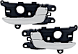 2014-2016 Kia Forte Koup - Front or Rear, Driver and Passenger Side Interior Door Handles, Chrome, Without Key Hole