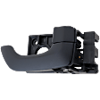 Front or Rear, Driver and Passenger Side Interior Door Handles, Textured Black, Without Key Hole
