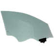 Front, Driver and Passenger Side Door Glasses, Green Tint, USA Built Vehicle, For Models With Acoustic Interlayer, Replaces NAGS Number FD26872GTY FD26873GTY