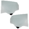2016 Kia Optima - Rear, Driver and Passenger Side Door Glass, USA Built Vehicle, Green Tint, FD26874GTY, FD26875GTY