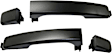 Rear, Driver and Passenger Side Primed Exterior Door Handle, Without Key Hole