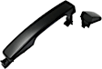 Rear, Driver and Passenger Side Primed Exterior Door Handle, Without Key Hole