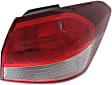 2018 Kia Forte - Driver and Passenger Side, Outer Halogen Tail Light, With bulb(s), Mounts on Body, OE Replacement