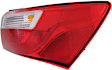 Driver and Passenger Side, Inner and Outer Halogen Tail Light, With bulb(s), OE Replacement, Sedan
