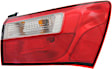 Passenger Side, Inner and Outer Halogen Tail Light, With bulb(s), OE Replacement, Sedan