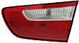 Driver and Passenger Side, Inner Tail Lights, with Bulbs, Halogen, 4-Door, Sedan, Mounts on Luggage Lid