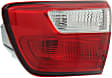 Driver and Passenger Side, Inner Tail Lights, with Bulbs, Halogen, 4-Door, Sedan, Mounts on Luggage Lid