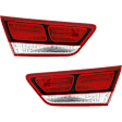 Driver and Passenger Side, Inner Tail Lights, with Bulbs, Halogen, Mounts On Liftgate, USA Built Vehicle